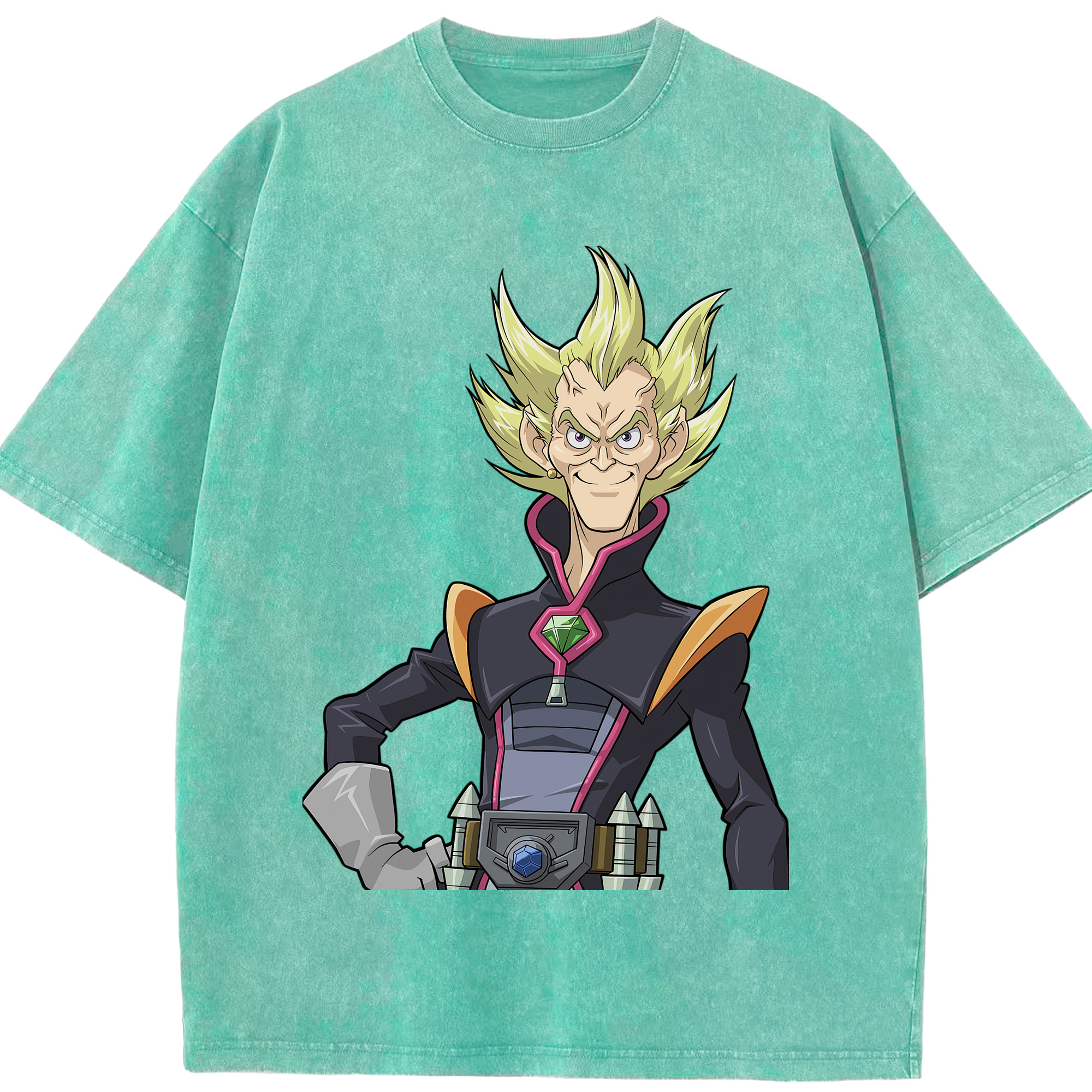 （画像用） 遊☆戯☆王 Yu-Gi-Oh! 綿100% ヴィンテージ風 半袖Tシャツ（フロントプリント）